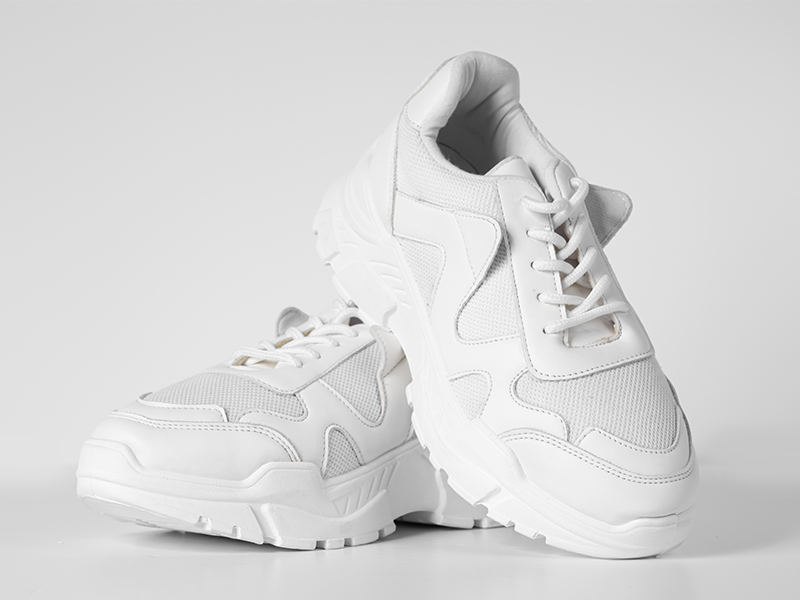 Chunky Sole Sneakers - All White