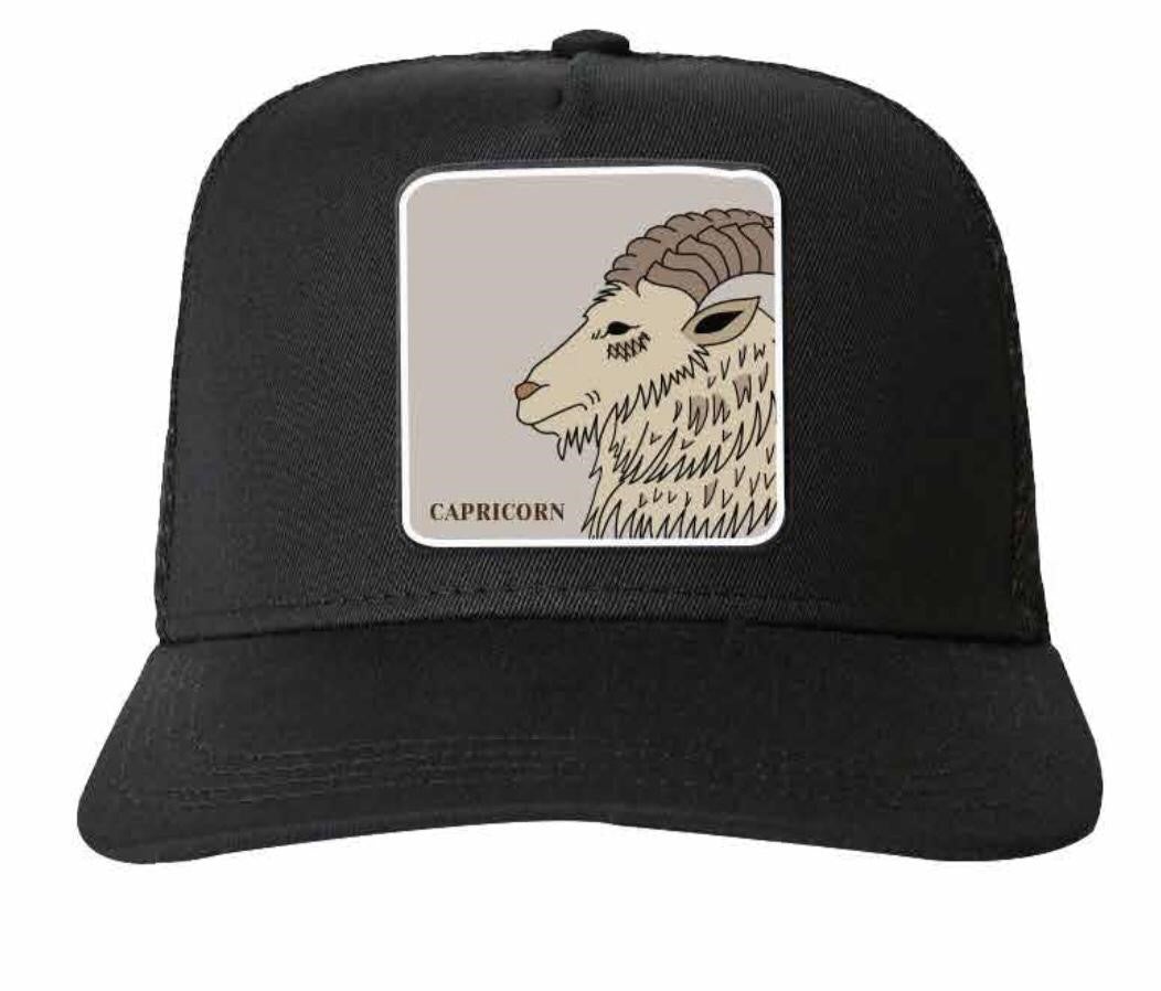 Capricorn Trucker Cap - Black