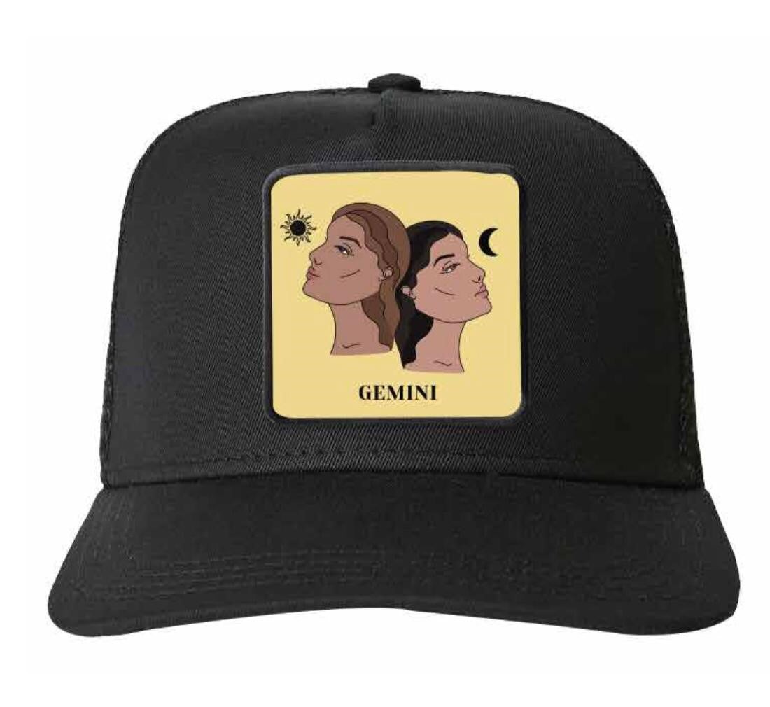 Gemini Trucker Cap - Black