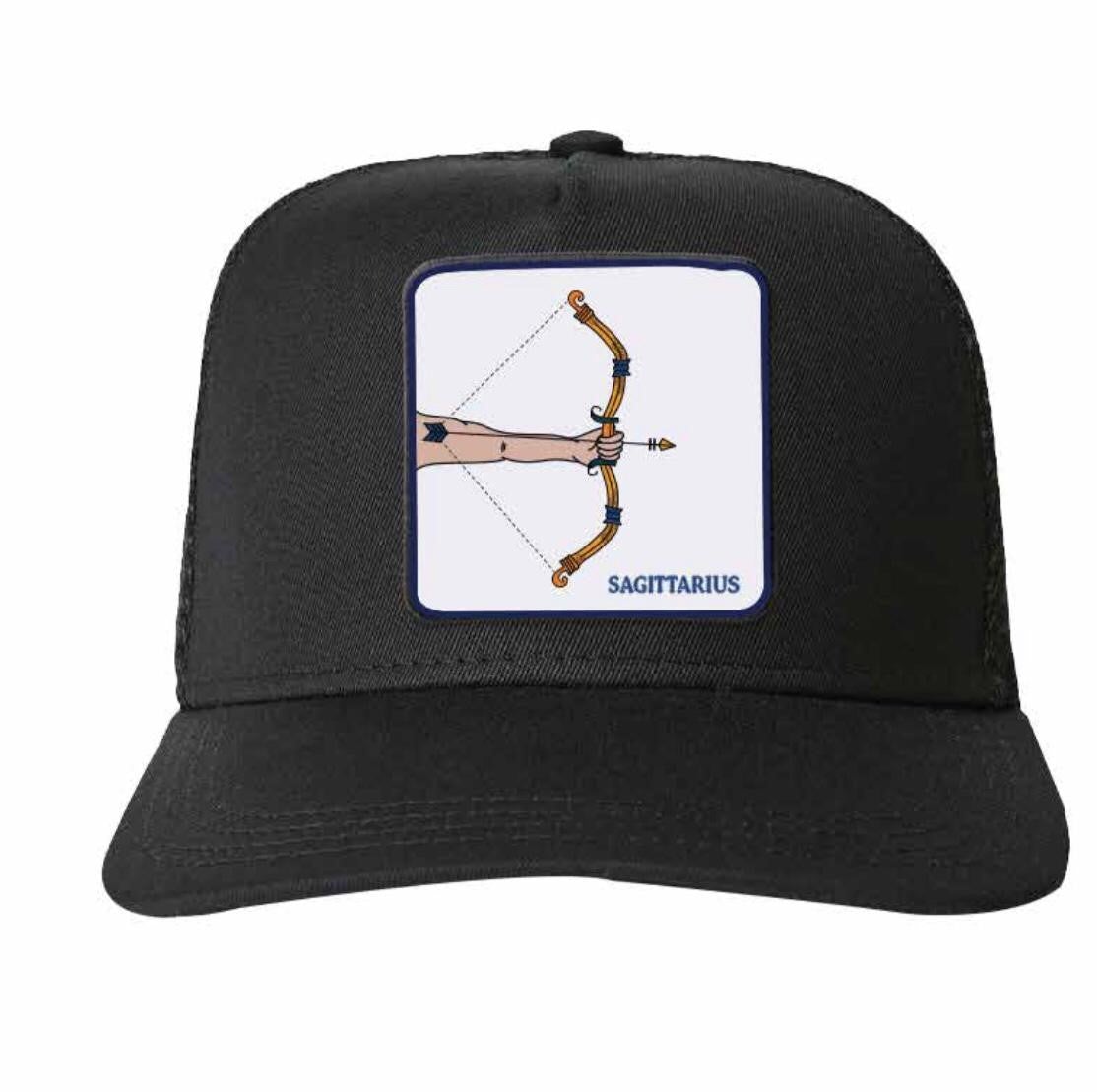Sagittarius Trucker Cap - Black