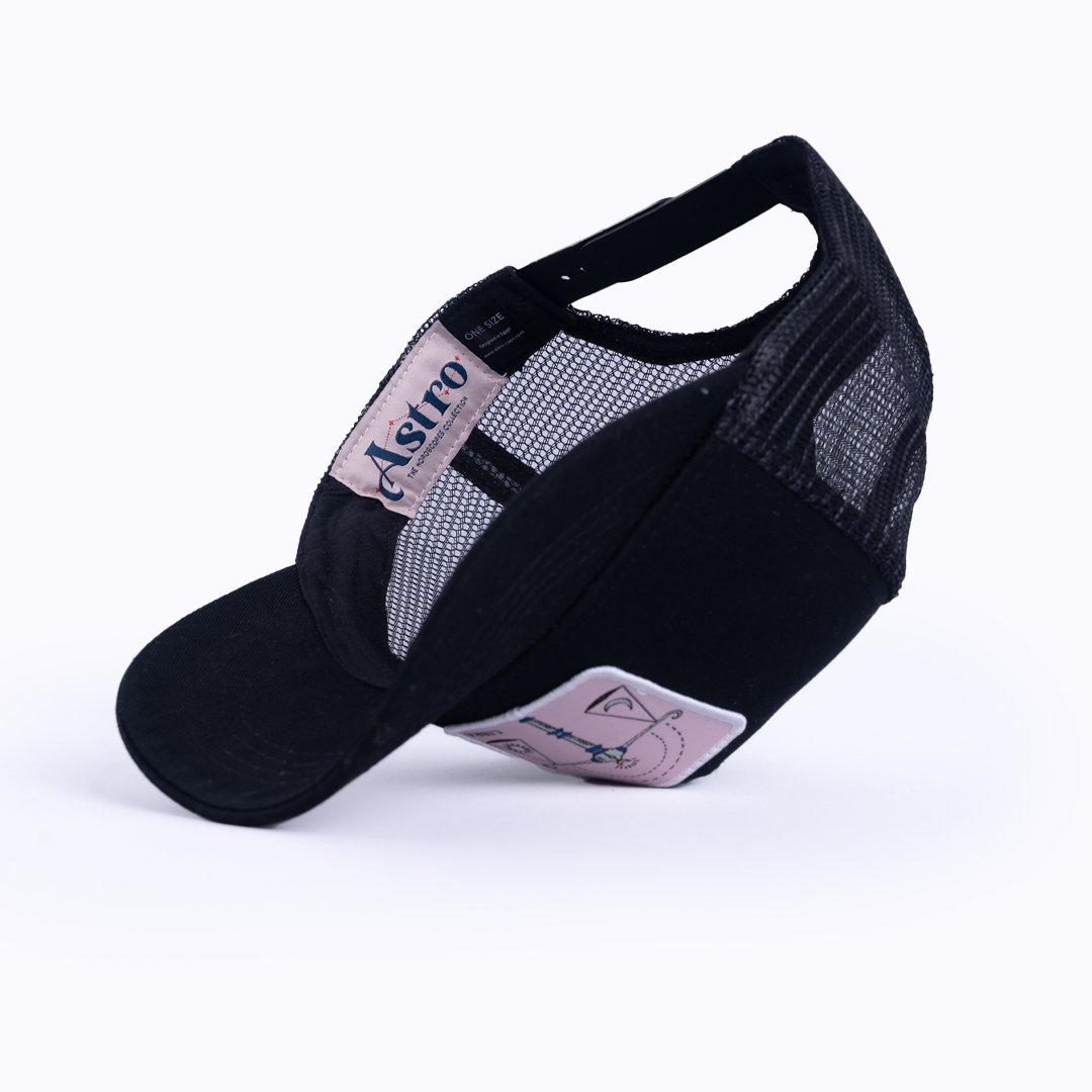 Libra Trucker Cap - Black