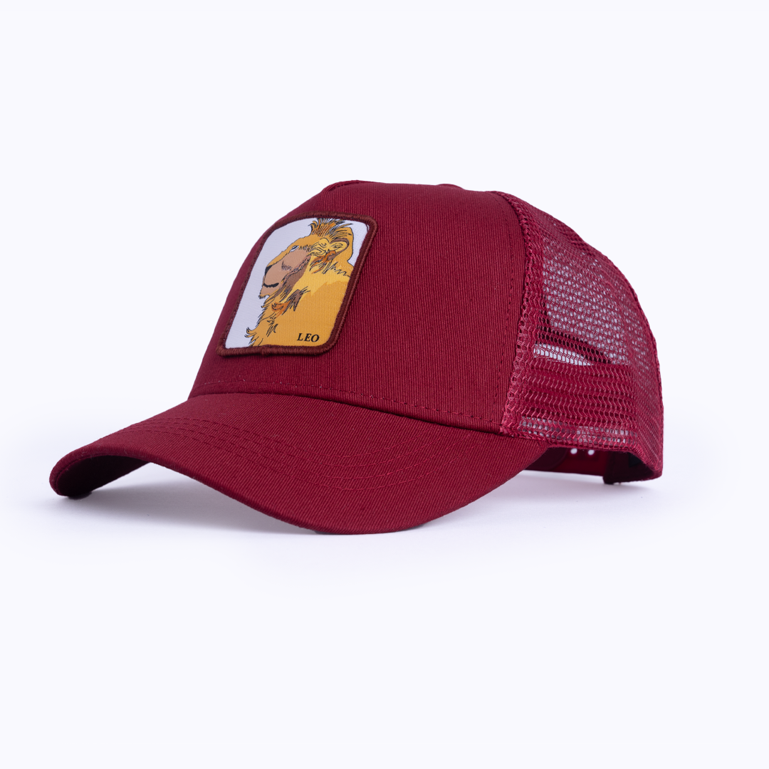 Leo Trucker Cap - Burgandy