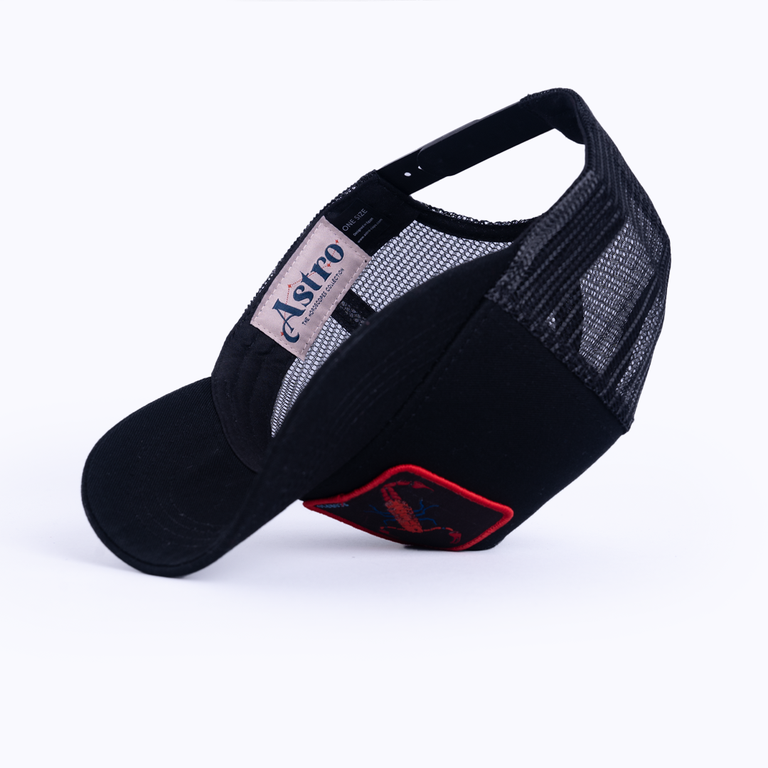 Scorpio Trucker Cap - Black