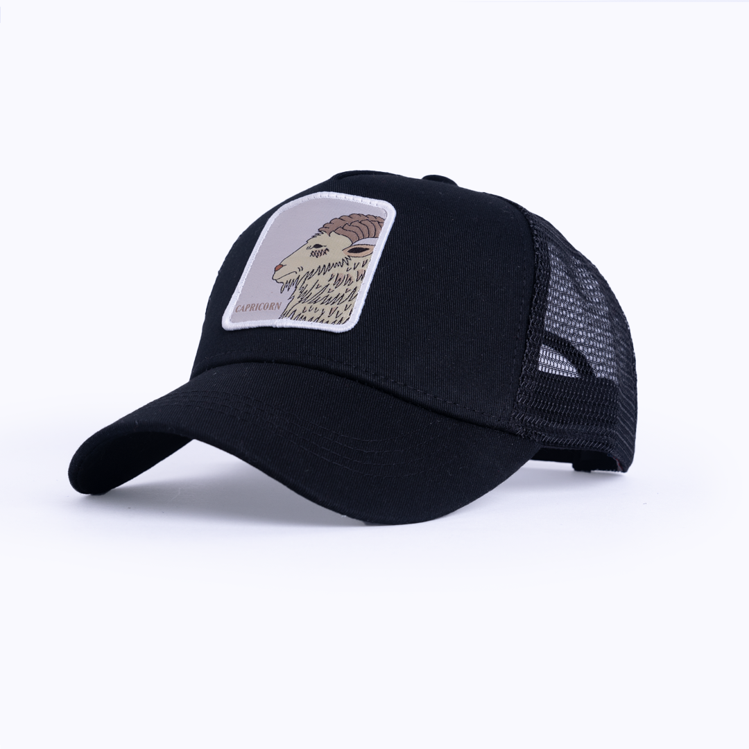 Capricorn Trucker Cap - Black