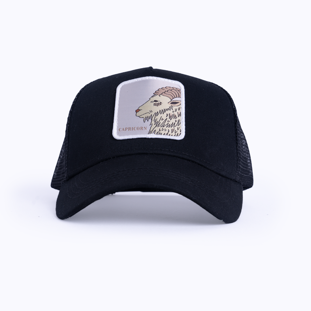 Capricorn Trucker Cap - Black