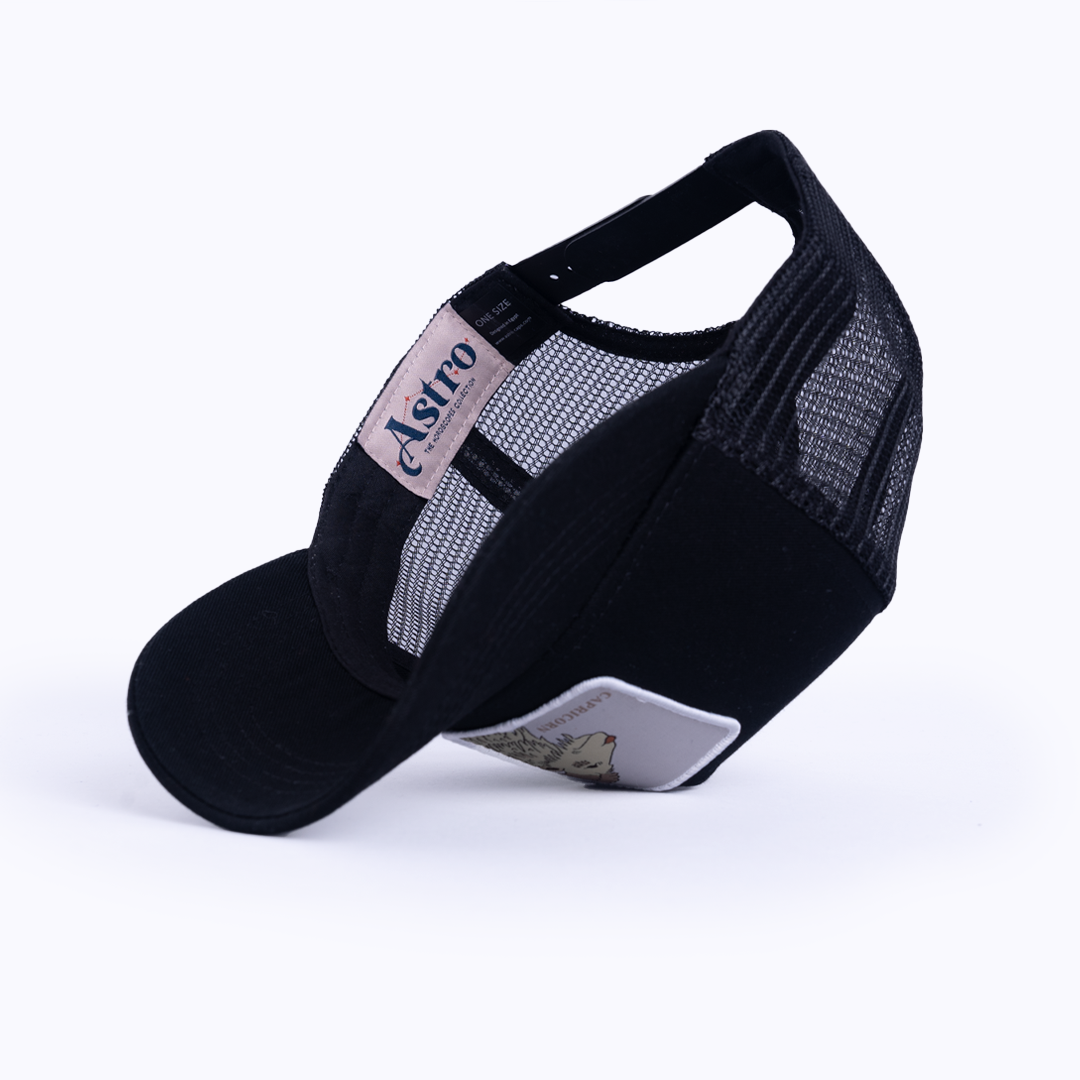 Capricorn Trucker Cap - Black