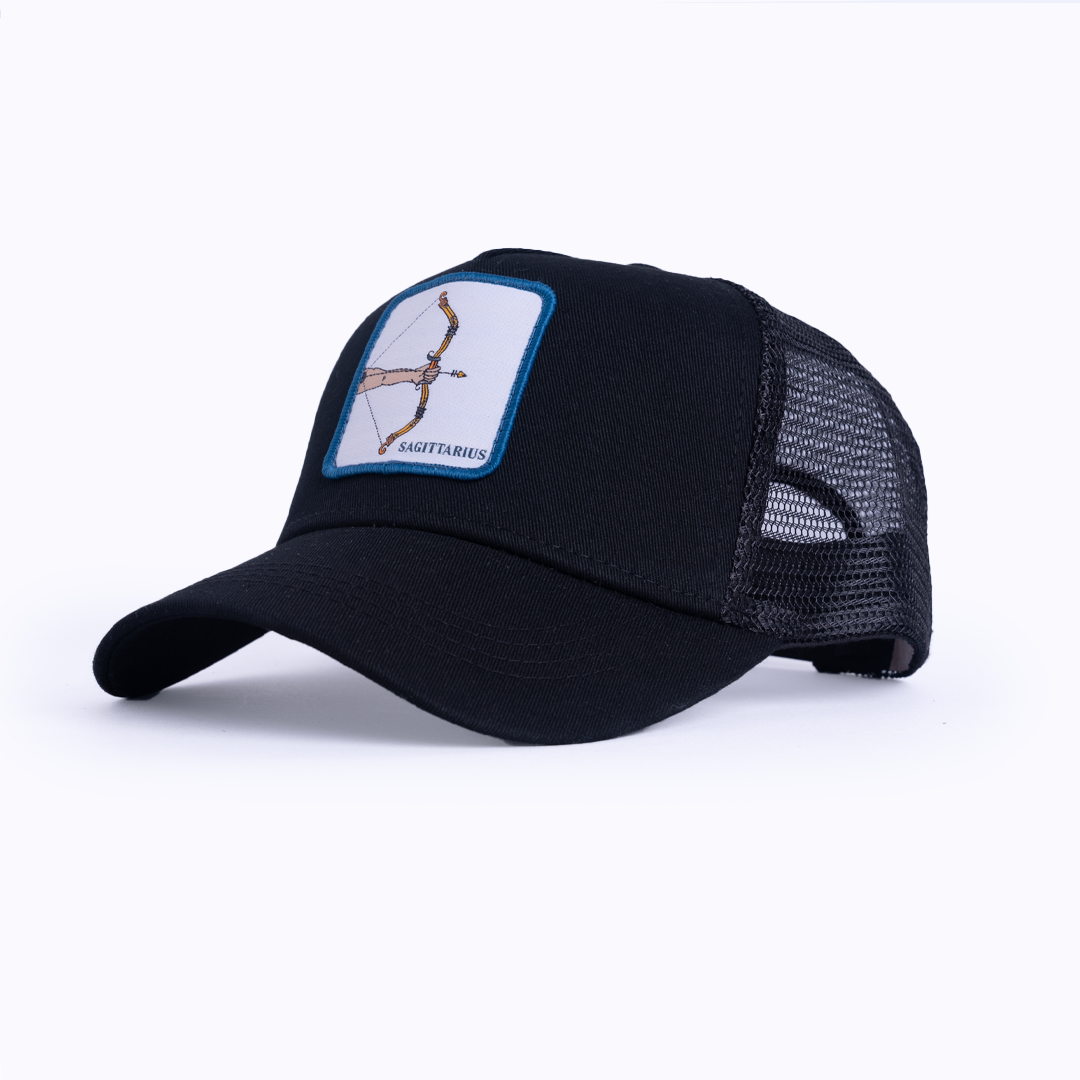 Sagittarius Trucker Cap - Black