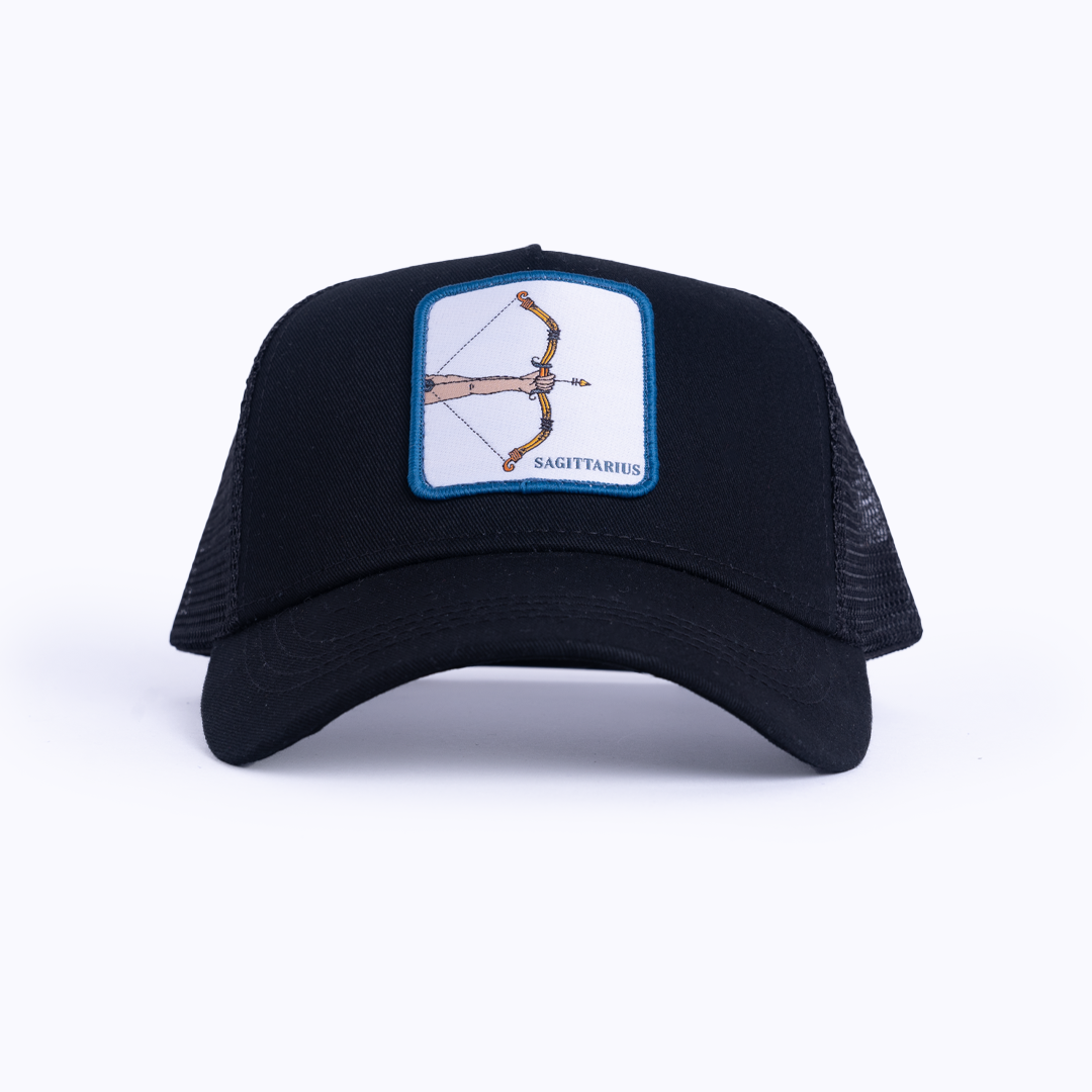 Sagittarius Trucker Cap - Black