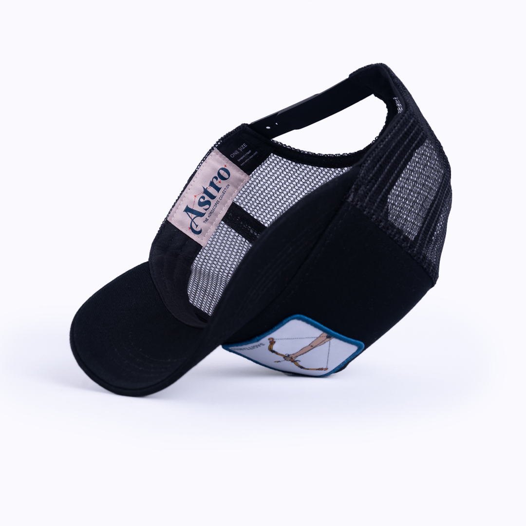 Sagittarius Trucker Cap - Black