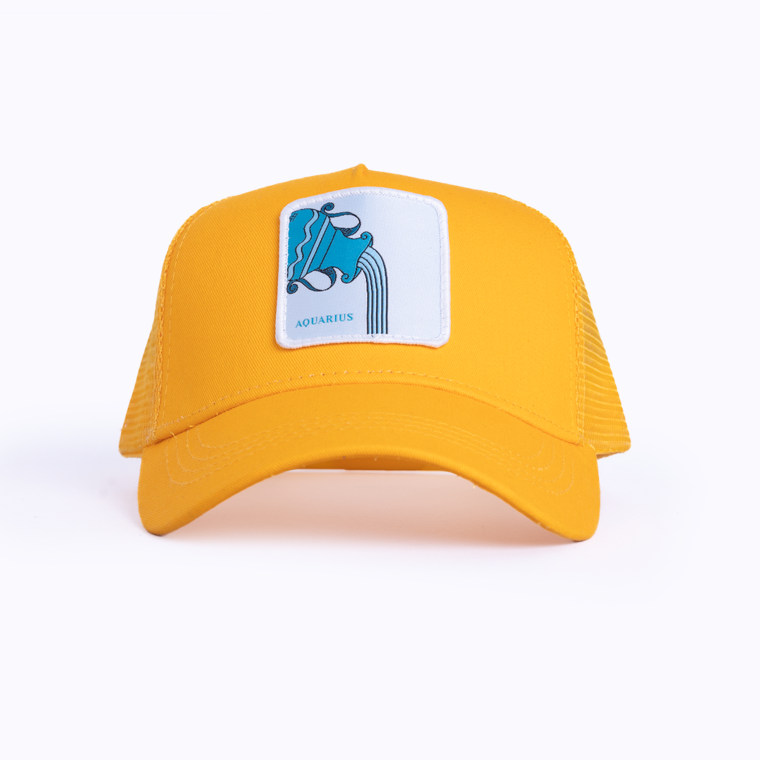 Aquarius Trucker Cap - Mustard Yellow