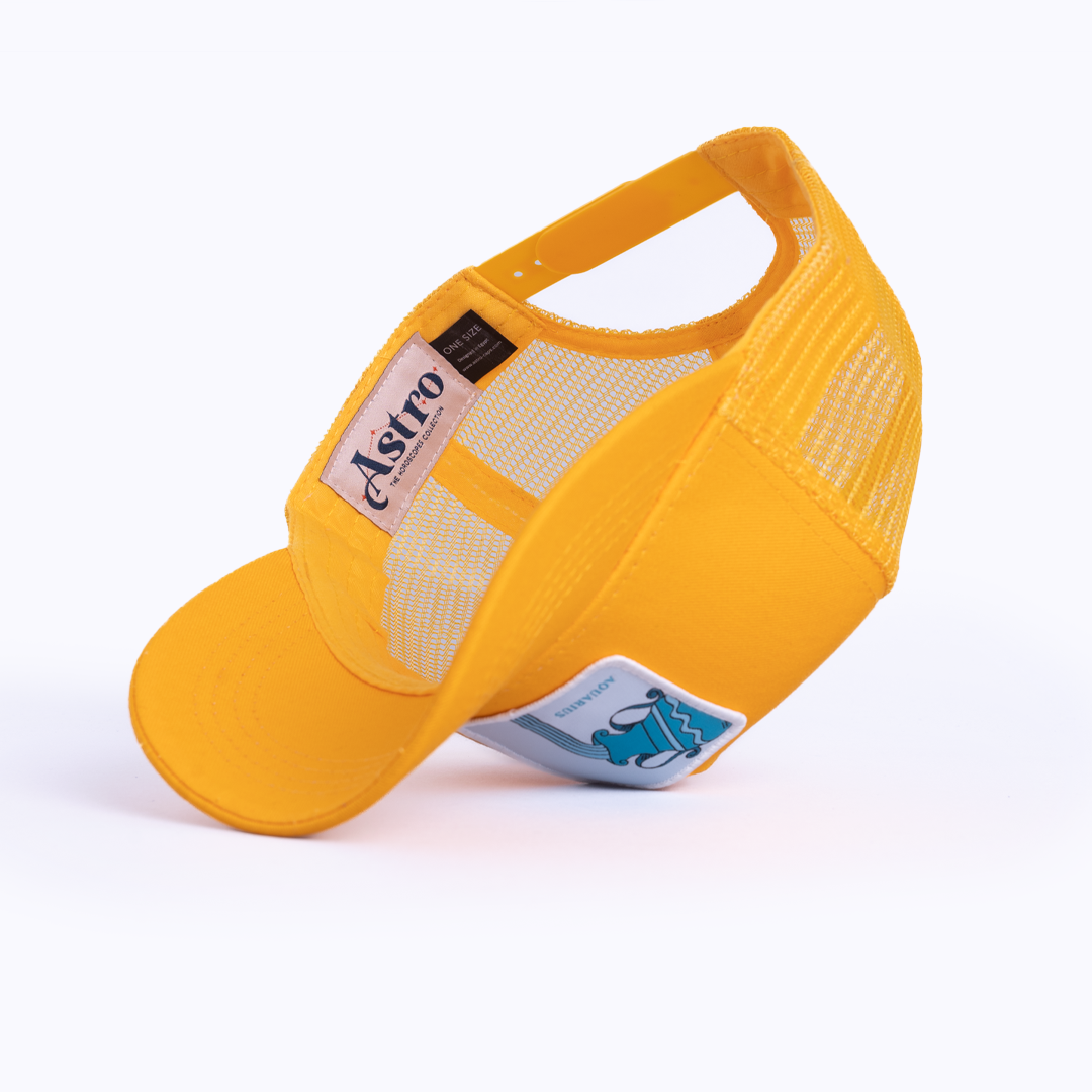 Aquarius Trucker Cap - Mustard Yellow