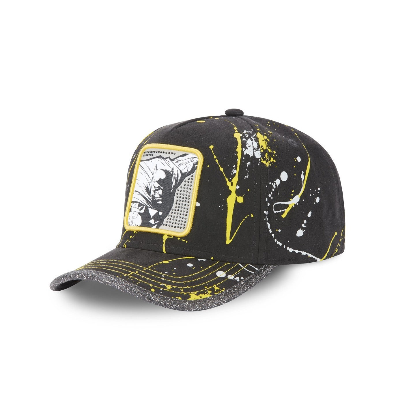 Batman Black Yellow Baseball Cap DC Adult Batman Black Yellow Baseball Cap DC Adult