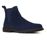 Oxford Suede Boot - Navy