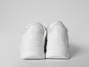 Chunky Sole Sneakers - All White