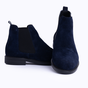 Laces - Chelsea Boot Suede - Navy