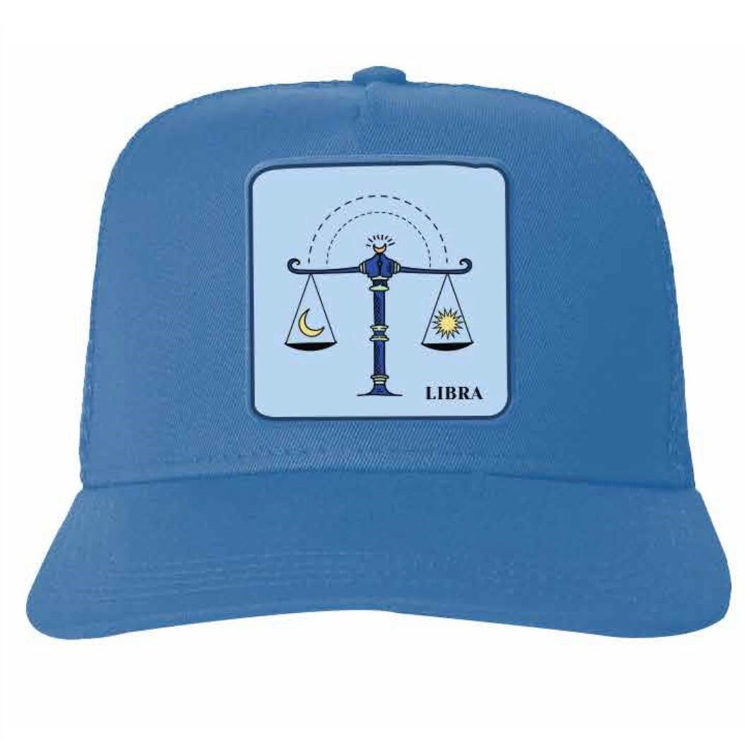 Libra Trucker Cap - Blue