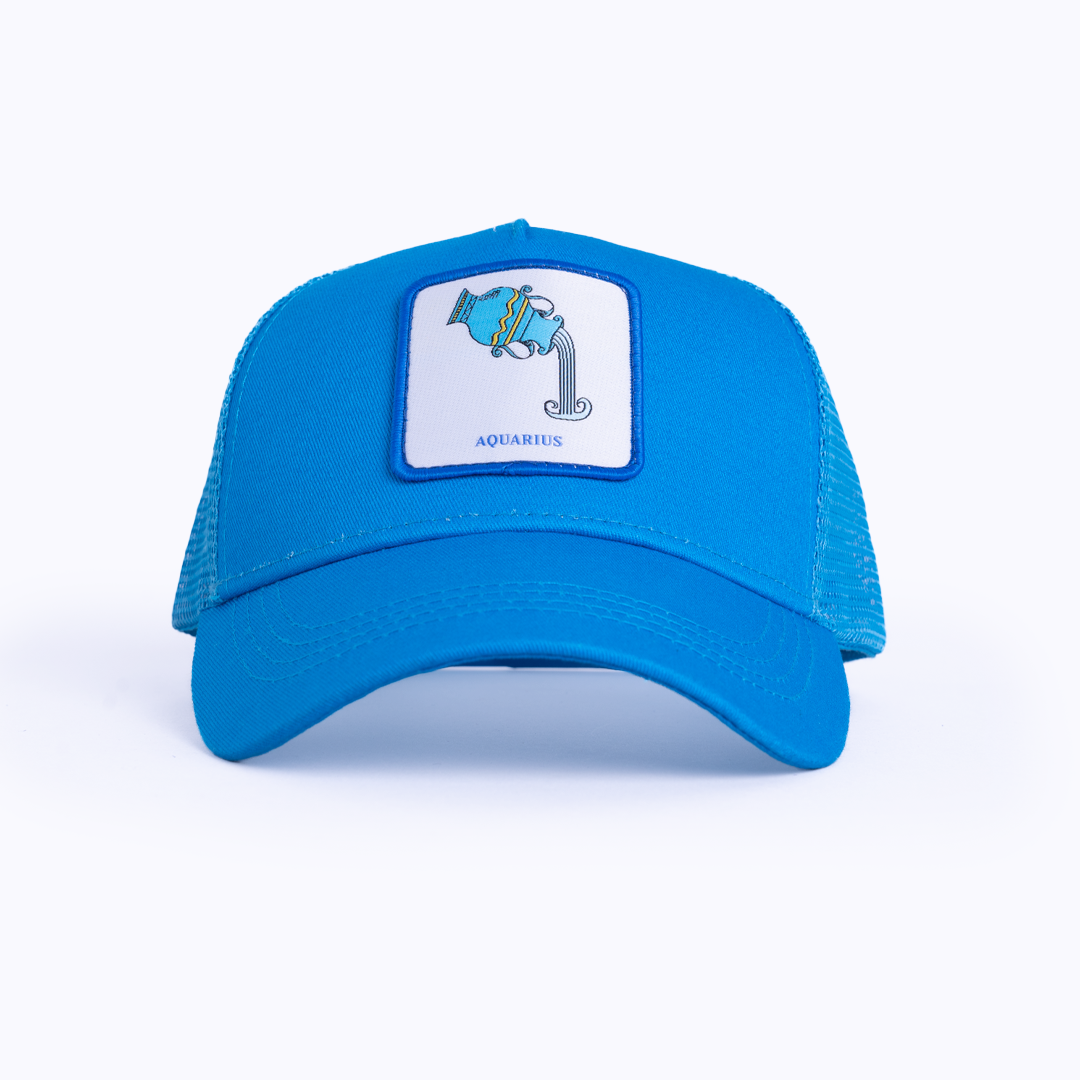Aquarius Trucker Cap - Electric Blue