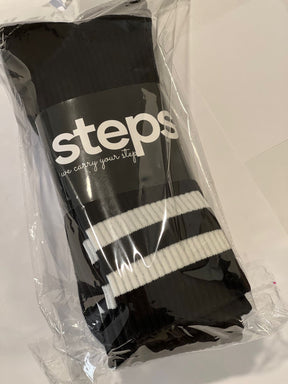 Steps - Black Socks  - Pack: 3 pairs