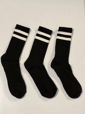 Steps - Black Socks  - Pack: 3 pairs